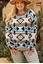 Picture of PLUS SIZE AZTEC KNIT PRINT TOP